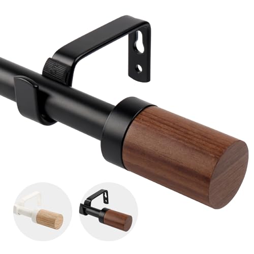 Barras de Cortina Madera Extensible Marca Vuynuxs