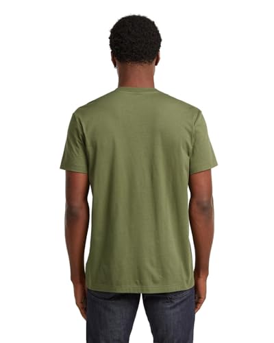 G-Star Men's Base-S T-Shirt, Size: M, Color Green 2