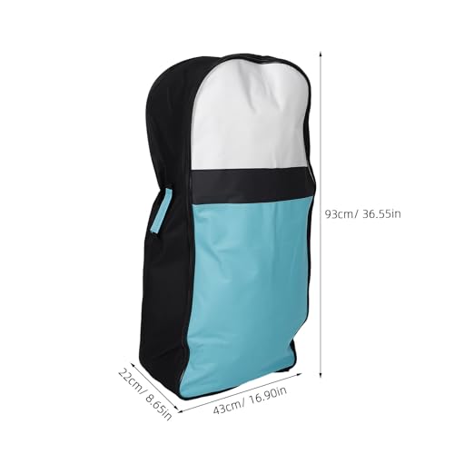 Sac à dos gonflable pour planche de paddle vert en tissu Oxford étanche - 2