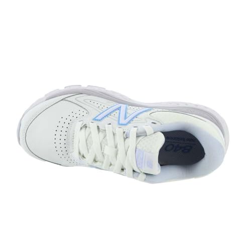 New Balance New Balance Women's 840 V3 Running Shoe, White/Silent Grey, 5 W US
