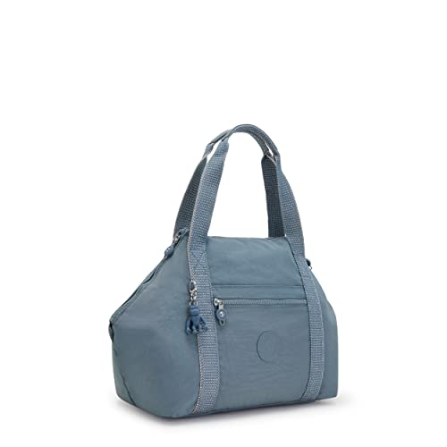 Kipling Women’s Art Tote Bag, Lightweight Weekender, Nylon Travel Handbag, Brush Blue #TOP4