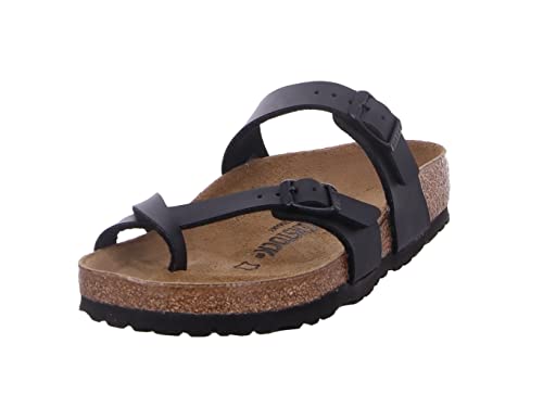 Birkenstock Womens Mayari Holiday Birko-Flor Beach Summer Flat Sandals - Black, 9 Women/7 Men