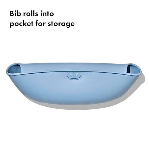 OXO Tot Sleeved Roll-Up Bib2