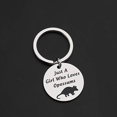 CENWA Opossum Lovers Gifts Opossum Fans Gift Just A Who Loves Opossums Keychain4