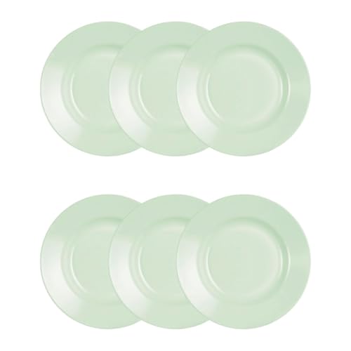 Luminarc Plumi Paradise Ver Set 6 Platos Hondos Opal Apto Microondas Apto Frigorífico Apilable