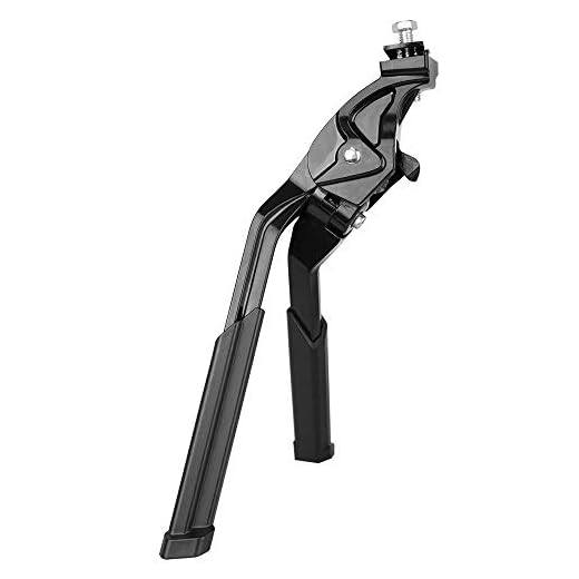 CyclingDeal Heavy Duty Center Mount Double Leg Bike Bicycle Adjustable Kickstand 24" to 29" - Smart Single Stand Kick Up Position