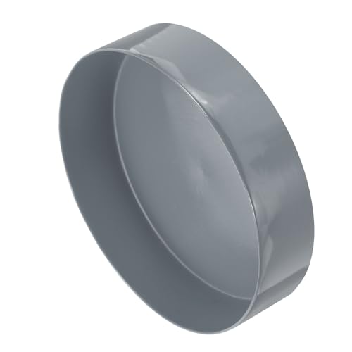 Image of uxcell 2pcs Rubber End Caps 225mm(8 7 /8 Inch) ID x 80mm(3 1 /8 Inch) H Vinyl Round Tube Bolt Cap Cover Screw Thread Protectors Light Gray