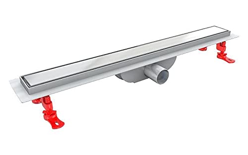700 mm de largo INOX Walk-in baño piso lineal ducha montaje canal drenaje Cover