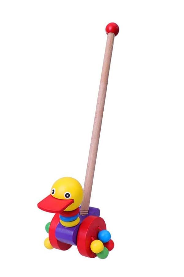 MarvelStore New Kids Pushing Toys Walking Toys Walker Wooden Push Toy for Boys and Girls (Multicolor) (Model 6) (B0DCC8MXHL) Amazon Price History, Amazon Price Tracker