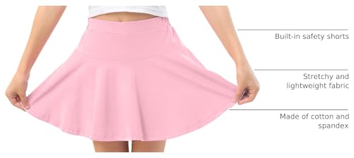 Image of Toddler Skirt Little Girls Athletic Uniform Skorts Golf Outfit Cheer Tennis Skirts with Shorts