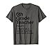 6th Grade Teacher Definition Funny Back to School First Day T-Shirt