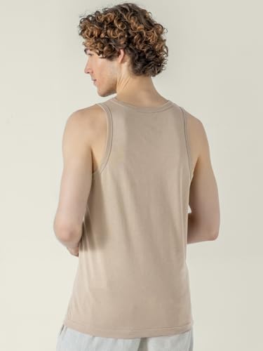 Image of DAMENSCH Neo-Cotton Round Neck Vest for Man, Anti-Bacterial, Shape Retaining Vest, 100% Cotton Banyan for Men, Buttery Soft Inner Baniyan