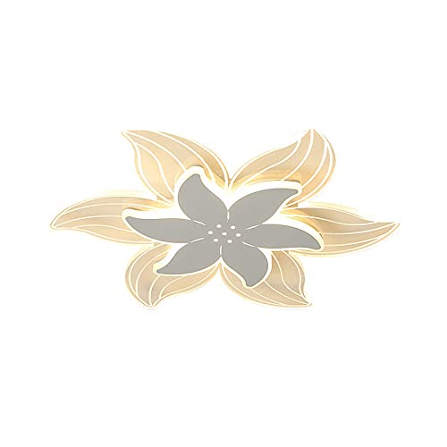 Plafonnier fleur acrylique dimmable pour stopper la fatigue oculaire au salon
