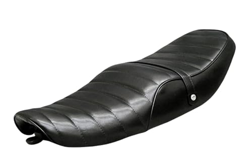 ゼファー1100 黒皮 タックロールシート/ブラックレザー 完成品