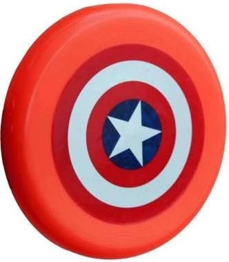 Shashi Enterprises Plastic Flying Disc Frisbee for Kids, Adults and Dogs (Random Colours) Frisbie & Boomerang (RED)