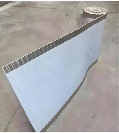 Stainless Steel Corrugated Roofing Panel - Waterproof & Soundproof Rain Shelter for Balcony, Patio, Yard, Factory - Durable Outdoor Canopy (200x100cm/6.6x3.3ft)
