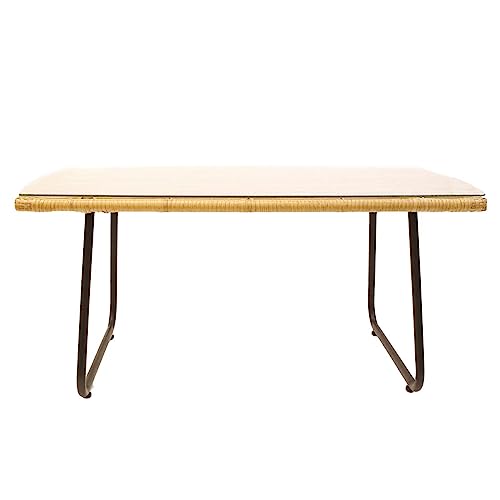 Table Basse en Verre Surabaya meuble de salon rectangulaire transparent moderne - 4