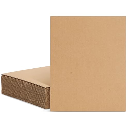 Corrugated Board 55 x 60 cm Thick 5 Ply Cardboard Sheet for School Projects Crafts DIY Charts & Model Making I Pack of 4 Sheets