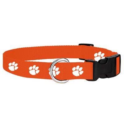 RvPaws Nylon Adjustable Collar Paw Print Cute Small Dogs & Puppy Collar for Mini Dogs & Cat Collar 15 MM Orange (B09NFKBP5W) Amazon Price History, Amazon Price Tracker