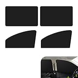 lekiliky 4PCS Car Window Shades with Magnets, Strong Blackout Front Rear Side Window Covers, Heat-insulating Sunproof Privacy Protective Curtain, Universal for Vehicles (Black)