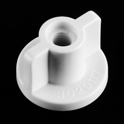 Ieron 6er-Pack Toilettensitz-Rückenmuttern- und Unterlegscheiben-Set mit M6-Gewinde für Oben montierte Toilettensitz-Scharniermuttern, Größe 17,5 x 25 mm