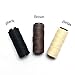 BLUPLE Professional Weaving Threads 3 Rolls for Making Wig Hand Sewing Hair Weft Hair Weave Extension DIY (3 pcs, Black)