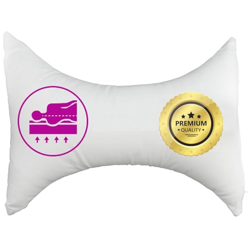 OrtoPrime Almohada Cervical Ortopédica para el Cuello - Almohadas Cervicales Mariposa - Funda Extraíble Higiénica - Almohada Antironquidos Descanso