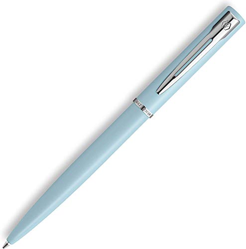 Stylo à bille Waterman bleu pastel chic à offrir pour une occasion