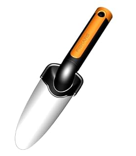 Fiskars transplantoir inox 27 cm pour pots et massifs