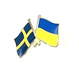 pin scandinave nimes  Badge à épingle en métal émaillé Suédois Scandinavie Ukraine Amitié Ukraine, Métal