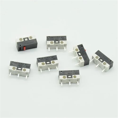 Interrupteur bouton-poussoir SPDT micro switch 3 pins levier long noir - 7