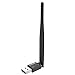 Produktbild COMFAST CF-® WU755P 150Mbps WLAN-Adapter Netzwerk Karte USB Computer Unterstützt 802.11n/g/b, 2,4 g WIFI-Adapter mit WIFI-Antenne Nano WIFI-Dongle (schwarz)