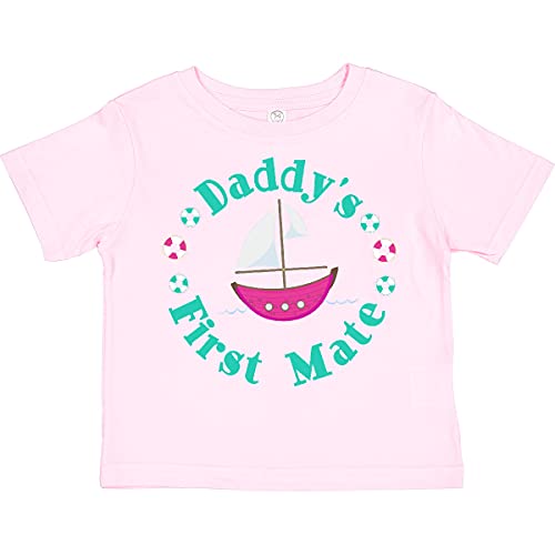 inktastic Daddys First Mate (Girl) Toddler T-Shirt