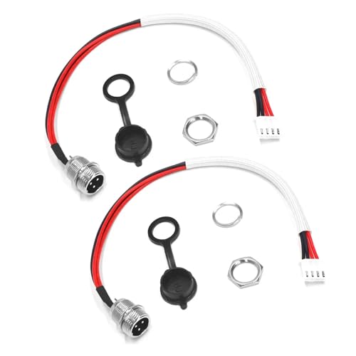 Balance Scooter Battery Charging Port PVC Coated Wire Wear and Bending Resistant Suitable to Wire for Long Lifespans Scooter Cha