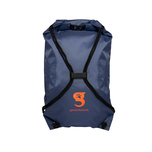 Image of geckobrands Embark 10L Drawstring Backpack - Waterproof, Lightweight Dry Bag for Beach, Hiking, and Light Water Activities