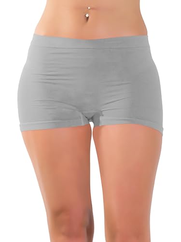 Image of Love My Fashions ® Women's Boyshort Microfibre High Waist Boxers Seamless Stretchy Full Coverage Underwear for Ladies