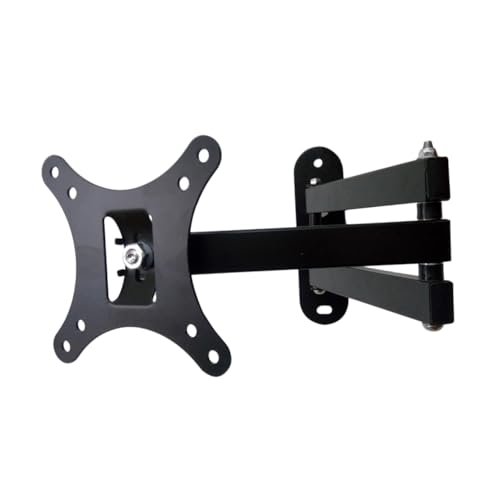 Support mural moniteur 15-27 pouces acier orientable pour écran plat PC et TV