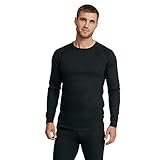 Men's Merino Long Sleeved Shirt 1 Pack M Black 1-Pack