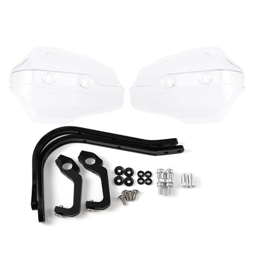 Bouclier protection mains moto gris haute résistance XR650 - 3