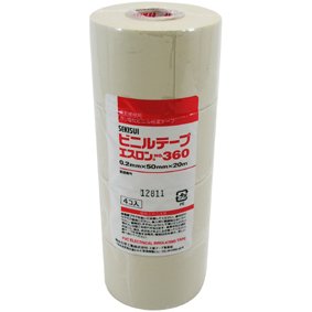 Amazon | SEKISUI ビニルテープ エスロン NO.360 電気絶縁用 ポリ塩化
