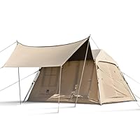 Amazon.co.jp: MOBI GARDEN テント 2-4人用 拡張キャノピー キャンプ