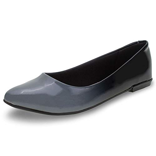 Sapatilha Feminina Moleca - 5689101 PRETO/CINZA