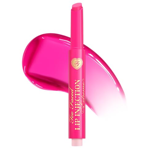 Too Faced Lip Injection Extreme Plumping Clicks | Hydrating, Sheer-To-Medium Buildable Coverage, Lip Plumper with Click Applicator, 0.05 Ounce, Voted Most Popular