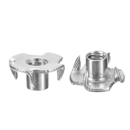 Uxcell F24032800UX0327 1/4"-20 T-Nuts, 304 Stainless Steel 3-Pronged Tee Nuts Threaded Inserts thumb #7