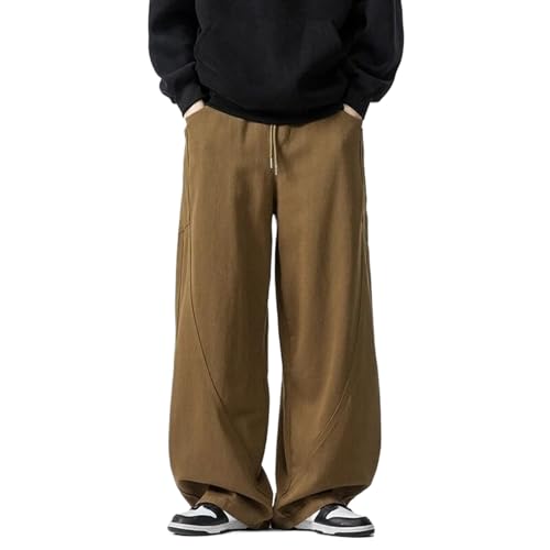 Autumn Men Harem Pants Wide-Leg Casual Harajuku Loose Cargo Pants Male Straight Streetwear Trousers