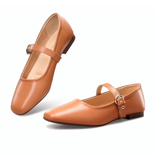Image of Leopard Flats for Women Mesh Ballet Flats Mary Jane Animal Print Shoes Slip On Casual Breathable Ballerina Flats