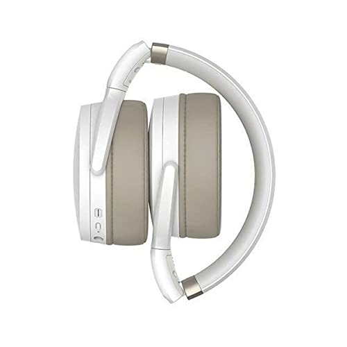 Image of Sennheiser HD 450BT Bluetooth 5.0 Wireless Headphone with Active Noise Cancellation - 30-Hour Battery Life, USB-C Fast Charging, Virtual Assistant Button, Foldable - White (Renewed)