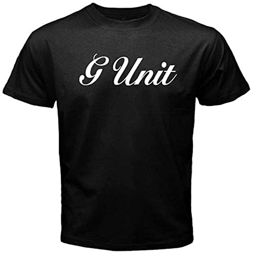 G Unit 50 Cent Rap Hip Hop Logo Men's T-Shirt Black XL