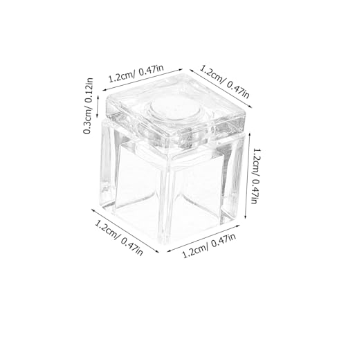 VILLCASE Transparenter Selbstklebender Magnetischer Türriegel Für Schrank Sicherheit Und Haustierschutz Kompakter Acrylverschluss 0.47 Zoll