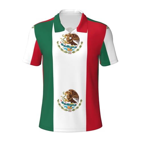 Polo homme Mexique respirant et chemise décontractée été